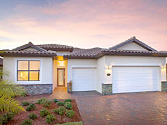 Lennar Model Home in Coral Lakes